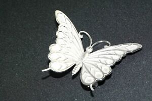 Vtg BEAU Sterling Silver Butterfly Pin Brooch