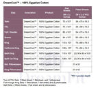 (Split Head/Top Style) DreamCool™ 100% Egyptian Cotton Luxury Sheet Set