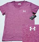NEW Women Under Armour Twisted Tech Loose Gym Logo V-Neck T-Shirt Tee S-XXL, NWT