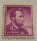 Abraham Lincoln 4 cent stamp purple very rare, Gem!