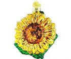 Old World Christmas Glass Blown Ornament, Garden Sunflower (With OWC Gift Box)