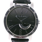 BVLGARI Bulgari Bulgari Watches BB41SL blackDial Stainless Steel/leather H...