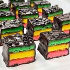Italian Rainbow Cake Bites