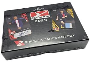 2023 Leaf Leaf GOAL Soccer Factory Sealed Hobby Box - 2 Premium Cards Per Box!