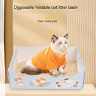 Portable Open Kitten Toilet Disposable Travel Friendly Cat Litter Box