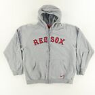 Nike Boston Red Sox Full Zip Fleece Terry Hoodie Gray Men's L