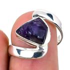 Amethyst Rough Gemstone 925 Silver Ring Handmade Jewelry Ring All Size