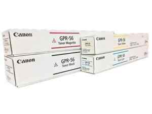 Genuine Canon GPR-56 KCMY Toner Cartridges Set for C7565, C7571, & C7580