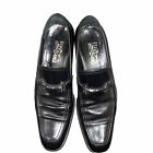 Salvatore Ferragamo Mens Foster Gancini Bit Loafers Black Shoes Size 12EE
