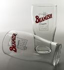 2 x Beamish Irish Stout Glass Beer Glass Paint Glass 0.4l Logo Print Jars 6012