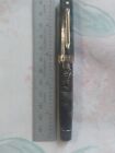Eversharp Marble 2 Tone Green Fountain Pen 14k Medium Point Adjustable Nib