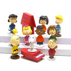 Peanuts Mini Figure-Cake Toppers 12 pcs Set 2 Inches Free Shipping US Seller