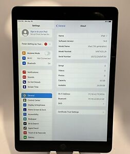 New ListingApple iPad 7th Gen. 32GB, Wi-Fi, 10.2 in - Space Gray - Very Good Condition