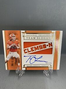 2021 National Treasures Trevor Lawrence Rookie Auto w/ Clemson Patch 🔥🔥 22/25
