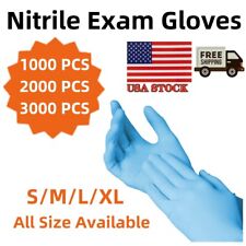 Blue Nitrile Disposable Exam Glove 4 Mil Latex&Powder Free 1000-3000PCS Gloves