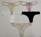 Lot of 5 Victoria’s Secret Thong Panties Size Large NWT