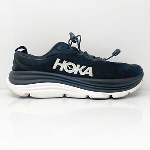 Hoka One One Mens Gaviota 5 1127929 BWHT Black Running Shoes Sneakers Size 11 D