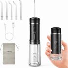 Water Flosser Cordless Portable Water Teeth Cleaner Pick with 3 Cleaning Modes &
