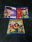 New ListingWalt Disney Toy Story Lot of 3: 1, 2, 3 (Blu-ray & DVD) Pixar Trilogy