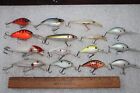 Lot of 15 Name Brands Crankbaits, Jerkbaits, and a Topwater