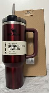 Stanley Quencher H2.0 FlowState 40oz Tumbler - Rosewood Glow 100% Authentic NEW