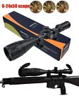 Sniper 6-24x50 AOL Long Range Rifle Scope RGB-Illuminated W/ Zero W/E Adjustment