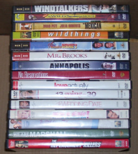 Lot of 18 Previously Viewed Dvds  From My Personal Collection