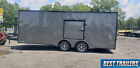 2022 cargo 8 x 22 blackout escape door New silver carhauler enclosed trailer