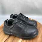 Dunham Windsor Mens 9.5 6E Sneakers Black Leather Waterproof Lace Up Low Top