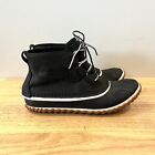 Sorel Out N About Leather Boots, Black, Women’s Size 8.5, Duck Waterproof