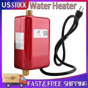 3000W  Hot Water Heater Electric Tankless On Demand House Shower Sink