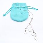 Tiffany & Co Sterling Please Return To 5 Hearts Dangle Pendant Necklace #S994-3