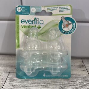 Evenflo Proflow Vented 8m+ Fast Flow X-Cut Baby Bottle Nipples
