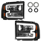 2PCS For 2005-2007 Ford F250 F350 F450 F550 Super Duty LED DRL Headlights LH+RH (For: More than one vehicle)