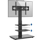 TAVR Modern Floor TV Stand with Swivel Mount for 32-70 inch TVs, 2-Tier Shelves
