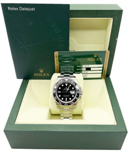 Rolex GMT Master II 116710 Black Ceramic Stainless Steel Box Paper