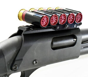 Remington 870 accessories 12 gauge 5 shell holder scope mount aluminum hunting