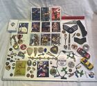 Junk Drawer Lot Coins Pocket Watch Arrowhead Signed Cards 1974 Wile E Coyote