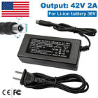 42V 2A Battery Charger For Ninebot KickScooter MAX ES3 T15 E22 E25A E45 F-series