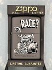 Vintage 1997 Ed Roth Rat Fink Mooneyes Race? Gray Matte Zippo Lighter NEW
