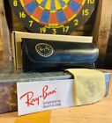 Vintage Ray Ban 2797 Sunglasses Case Only  Cloth And Warranty Card Lennon Oval