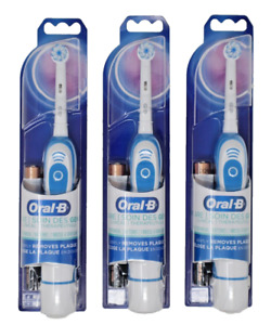 3-Pack Oral-B Pro-Health Gum Care Battery Power Electric Toothbrush, Blue/White