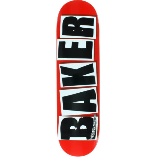 Baker Skateboard Deck Brand Logo Red/Black 8.38' BRAND NEW IN SHRINK