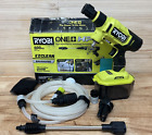 RYOBI ONE+HP 18V Brushless EZClean 600 PSI 0.7 GPM Cordless Tool Only - Used