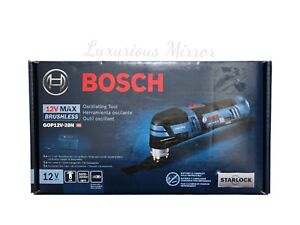Bosch 12V Max Brushless Oscillating Tool GOP12V-28N Bundle Accessory Box New