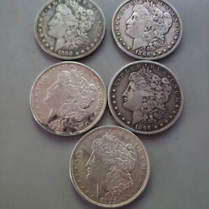 New ListingMorgan  Silver Dollars  Lot of (5 Coins )