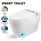 Electronic One Piece Smart Toilet Heated Seat Foot Sensor Auto Flush Night Light