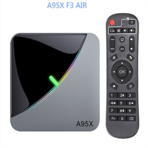 A95X F3 S905x3 Android 9.0 Smart TV Box 4GB+64GB HDMI Media Player TV Box