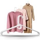 DEILSY™ White Plastic Hangers - Super Heavy Duty Clothes Hanger, Thick Strong...