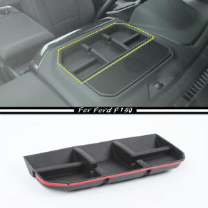 Front Dashboard Storage Box Tray Trim Accessories For Ford F150 F-150 2021-2023 (For: 2021 Ford F-150)